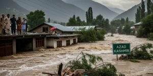 Nine dead, dozens of houses damaged in Azad Kashmir floods and heavy monsoon rains