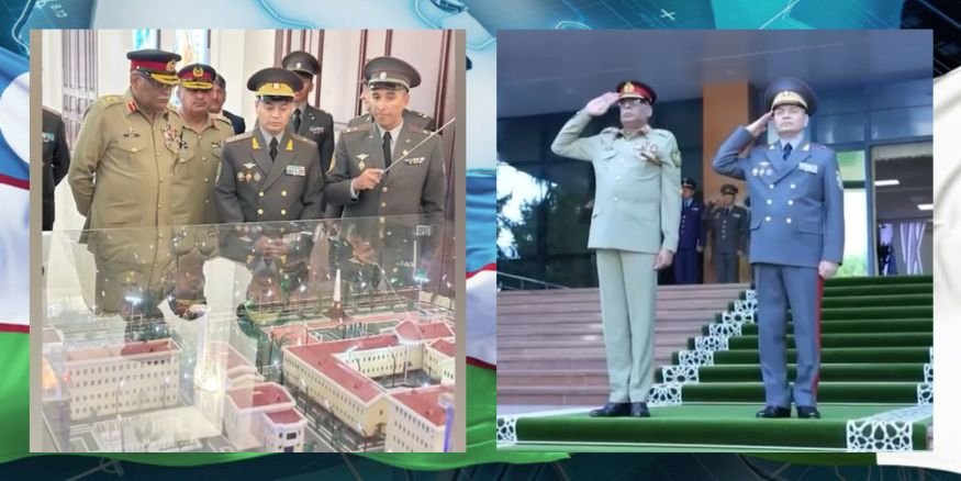 On an official visit to Uzbekistan, General Sahir Shamshad Mirza, NI, NI (M), Chairman Joint Chiefs of Staff Committee (CJCSC),