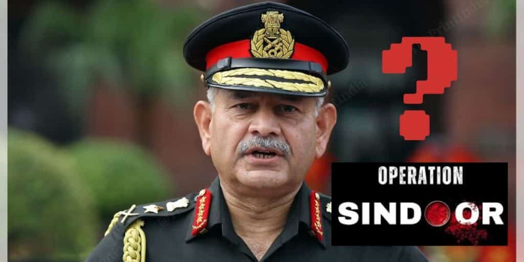 Indian Army Chief admits full freedom was given for ‘Operation Sindoor’ against Pakistan