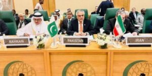 Pakistan FM Dar warns ‘Greater Israel’ plan endangers regional peace, urges Gaza ceasefire at OIC