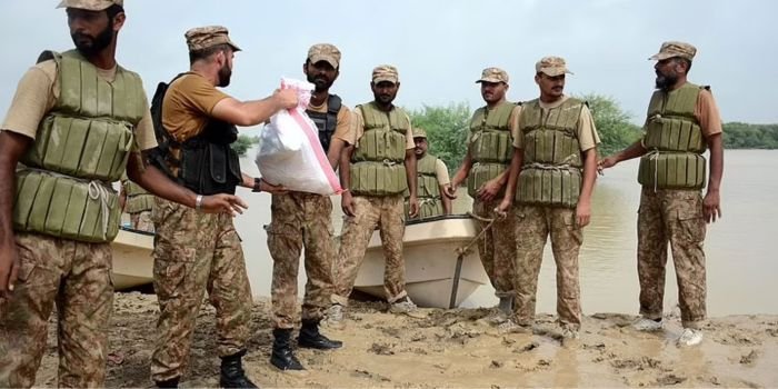 Pakistan Army, Punjab, River, Ravi, floods