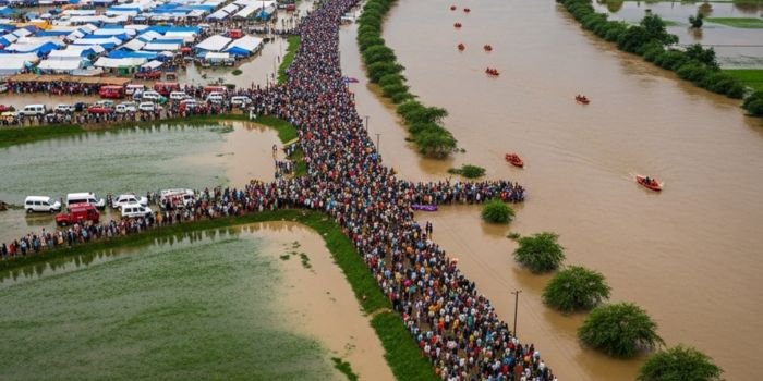 Punjab flood evacuation