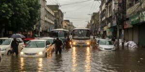 Karachi weather urban flooding