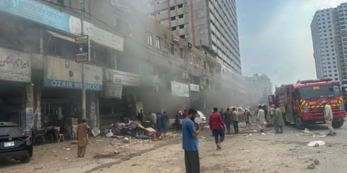 Karachi firecracker warehouse explosion