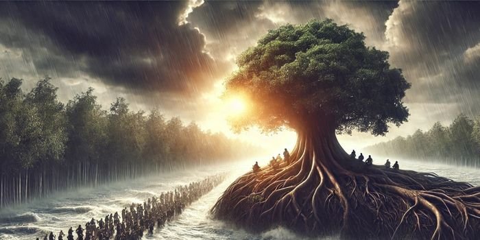 trees floods