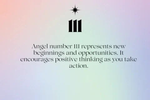 111 angel number