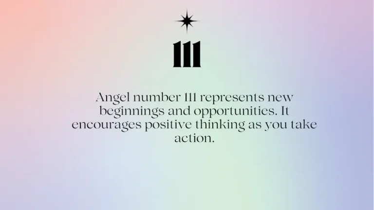 111 angel number