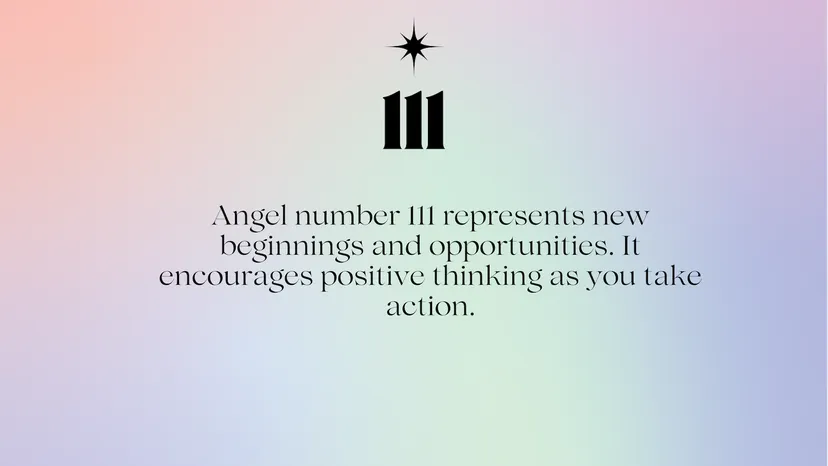 111 angel number