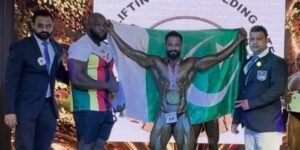 Pakistani bodybuilder Shehroz Khan wins gold at Mr Universe Championship
