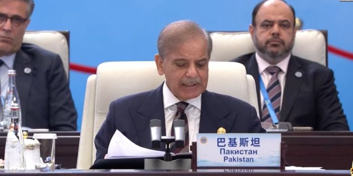 PM Shehbaz Sharif addresses at SCO summit 2025