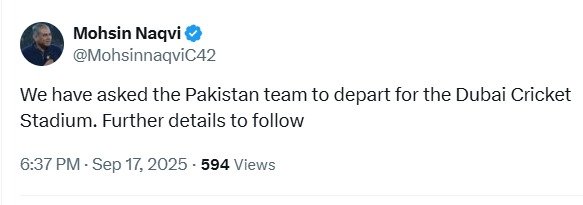 Pak vs UAE Asia Cup 2025: toss delayed, match likely to begin at 9 PM