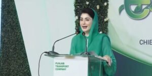 Maryam Nawaz inaugurates electric bus service in Sargodha