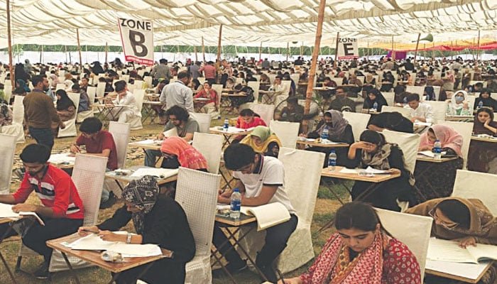 MDCAT exam: Over 140,000 students competing for 22,000 seats