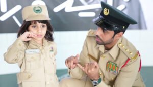 Dubai Police Fulfill 3-Year-Old Girl’s Dream of Becoming an Officer