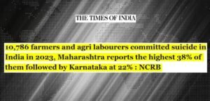 ew Delhi – The latest revelations from India’s National Crime Records Bureau (NCRB) have once again exposed the grim reality of the Modi government’s agricultural policies. Since coming to power, Prime Minister Narendra Modi’s administration has consistently ignored the legitimate concerns of farmers, pushing millions toward despair and death. According to NCRB data, over 111,000 Indian farmers have committed suicide between 2014 and 2023. The year 2023 witnessed the highest number of suicides in Maharashtra, where more than 10,000 farmers ended their lives, highlighting the devastating impact of failed agricultural reforms. A study published in the International Journal of Trend in Scientific Research and Development revealed that 38.7% of farmer suicides were linked to mounting debts, while 19.5% resulted from agricultural distress. Experts believe that Modi’s flawed policies and administrative failures are claiming the lives of nearly 31 farmers every day. Despite promises of doubling farmers’ income, the government’s schemes have left many deeply indebted and struggling for survival. The collapse of India’s crop insurance system, once projected as a safeguard for farmers, has only worsened the crisis. Instead of relief, it has driven countless farmers to financial ruin under the so-called banner of a “Shining India.” Behind the slogans of development and progress lies a grim truth — the rising wave of farmer suicides serves as a damning indictment of Modi’s hardline and inept governance. Growing dissatisfaction across India’s rural heartland stands as a stark reminder of the failures of an administration that continues to neglect those who feed the nation.