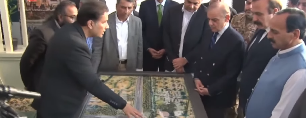 Shehbaz Sharif inagurates Shaeen Chowk