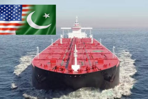 first-ever shipment of crude oil