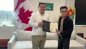 Brampton mayor honours Pakistani journalist Shahzeb Khanzada