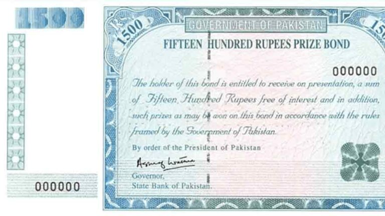 winners of 1500 prize bond draw announced