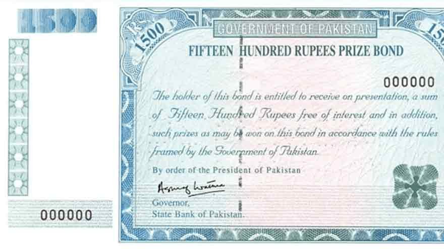 winners of 1500 prize bond draw announced