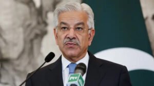 PTI leaders abroad acting against Pakistan: Defence Minister Asif