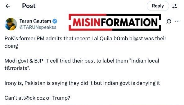 AJK' former PM’s remarks misreported by Indian media: MoIB