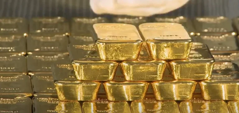 Gold prices fell