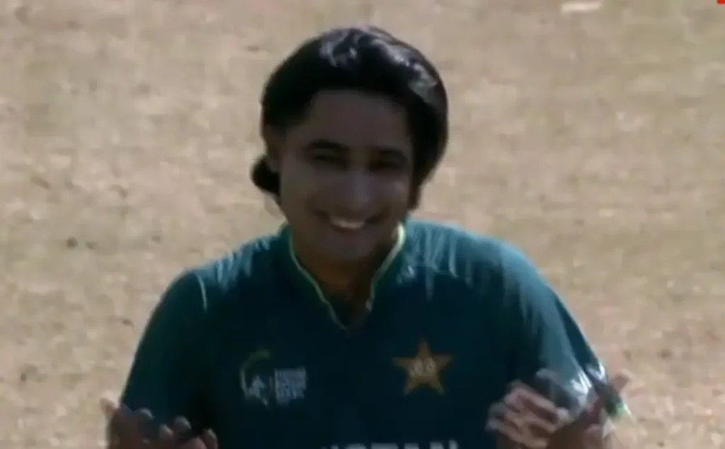 Pakistani bowlers celebrating after taking wickets