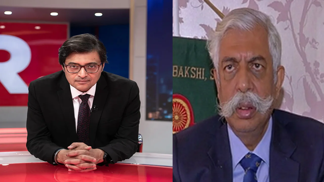 Arnab Goswami and GD Bakshi