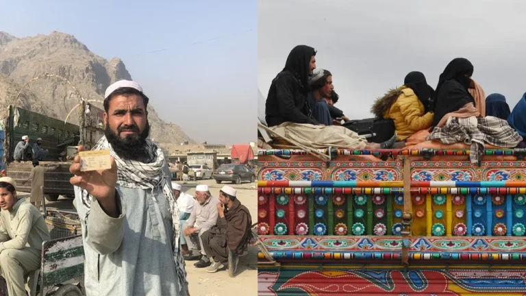 Afghan refugees from Pakistan