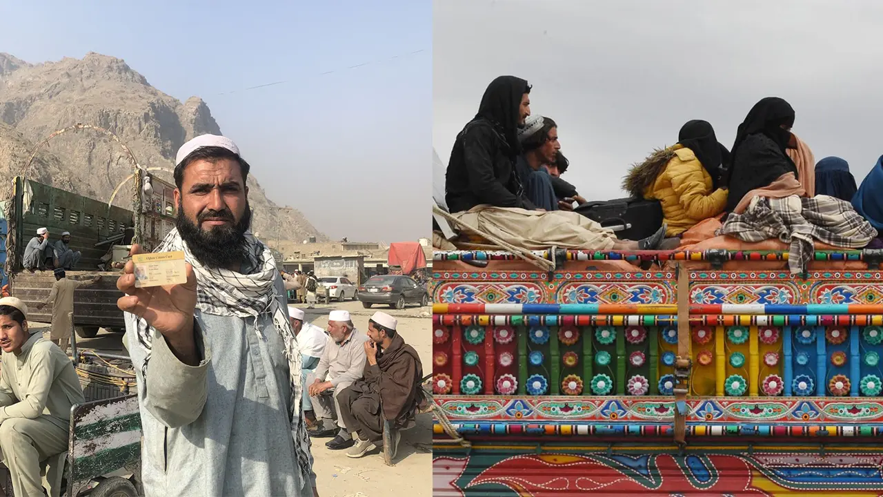 Afghan refugees from Pakistan