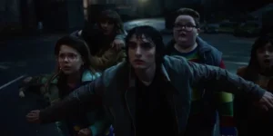 Mike Wheeler saving his friends