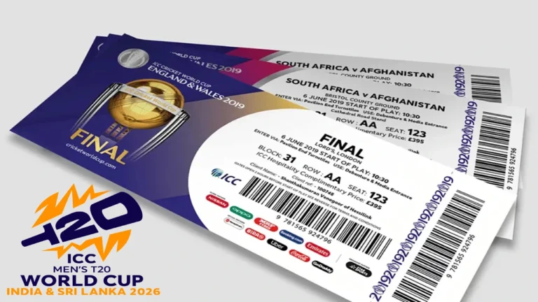 ticket sales for the ICC