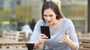 Woman being rage baited