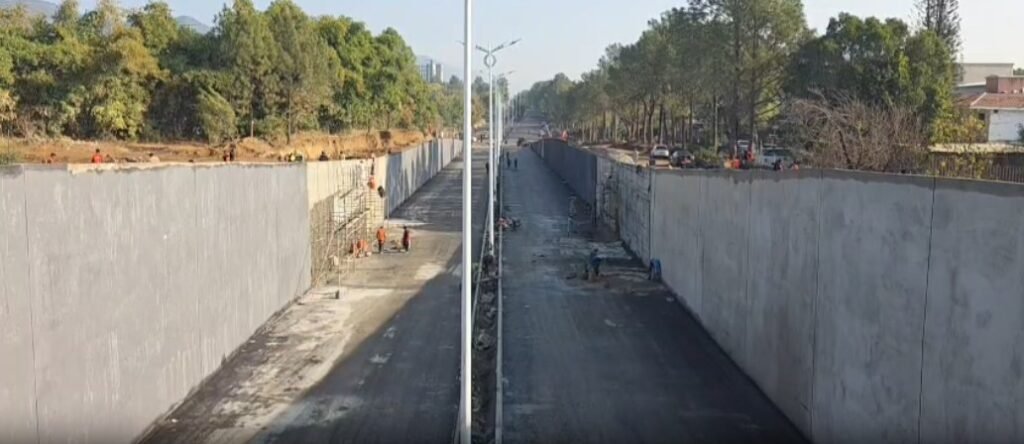 Shaheen chowk underpass to open for traffic by next week
