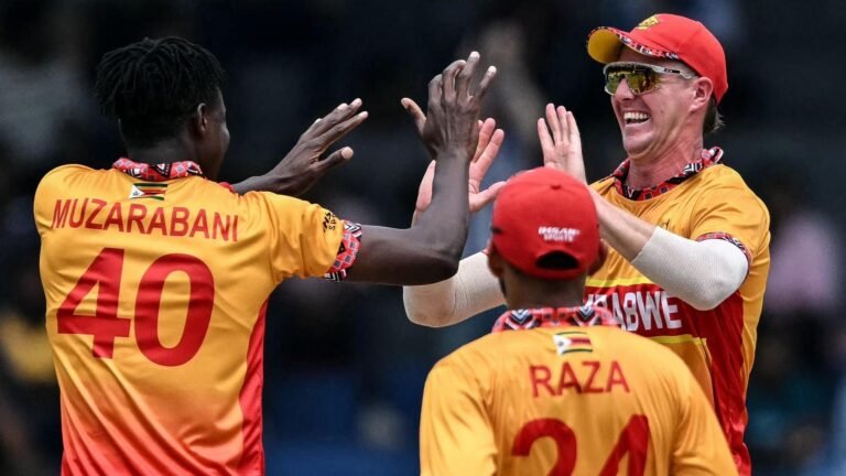 Zimbabwe beat Australia by 23 runs in stunning Colombo upset