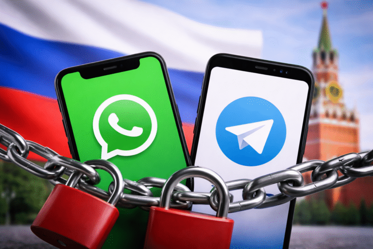 Russia shuts down WhatsApp and Telegram access