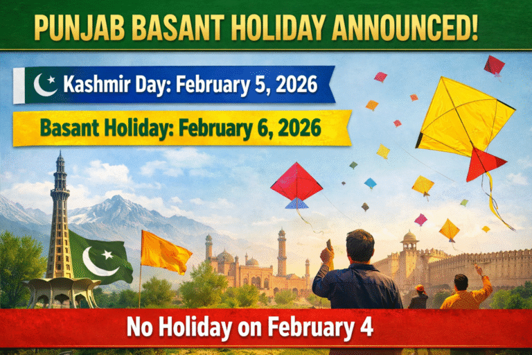 Punjab government confirms no public holiday on February 4