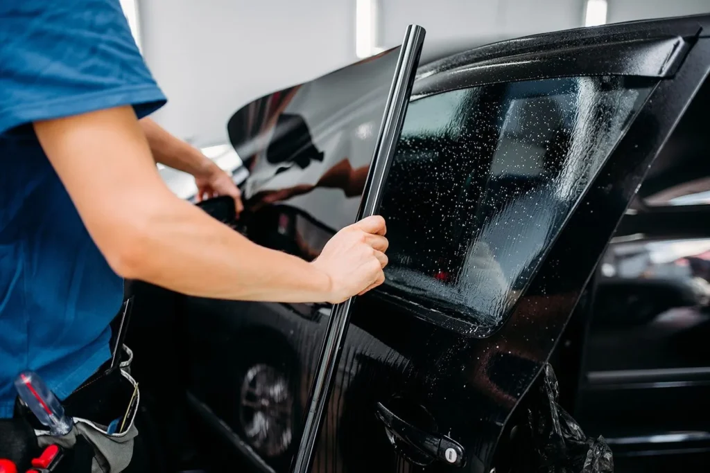 tinted vehicle windows