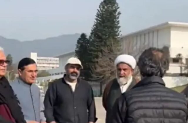 PTI sit-in and protest