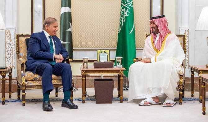 Shehbaz Sharif and saudi crown prince