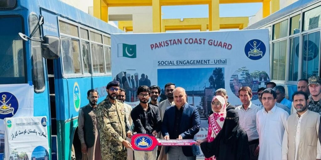 Pak Army upgarde transportation at University of Lasbela