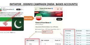 India Afghan fake accounts against Pakistan