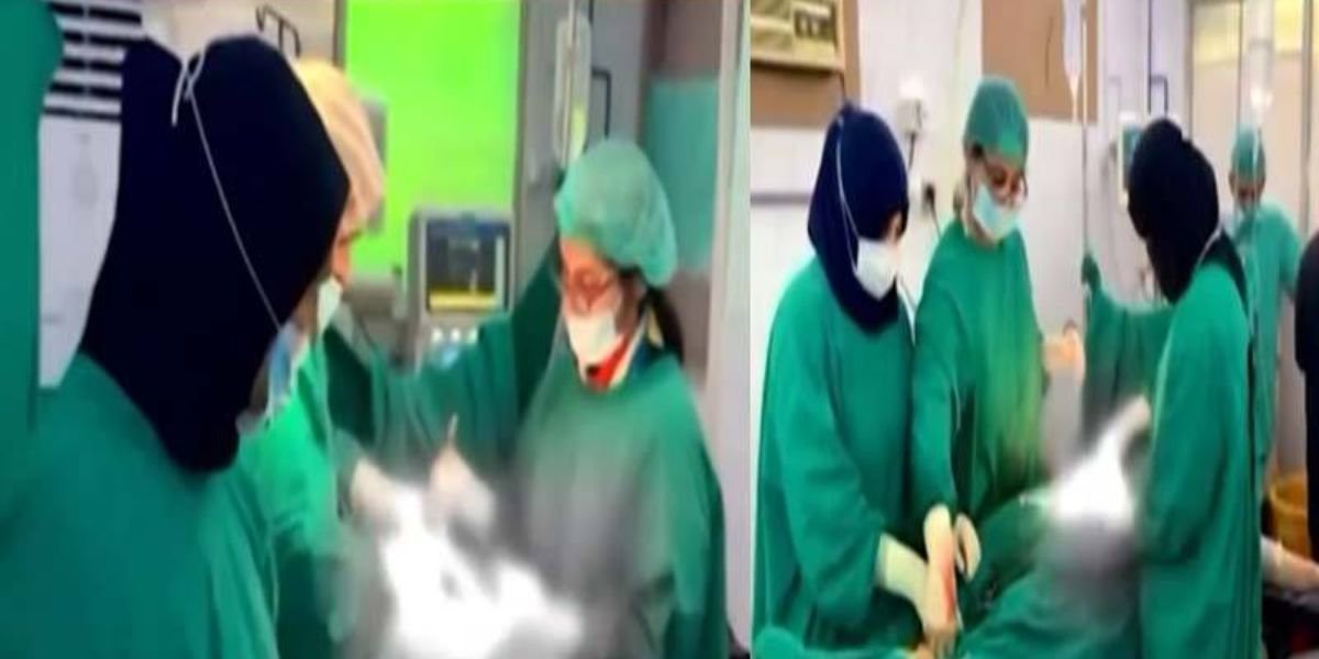 Lahore childbirth surgery race video