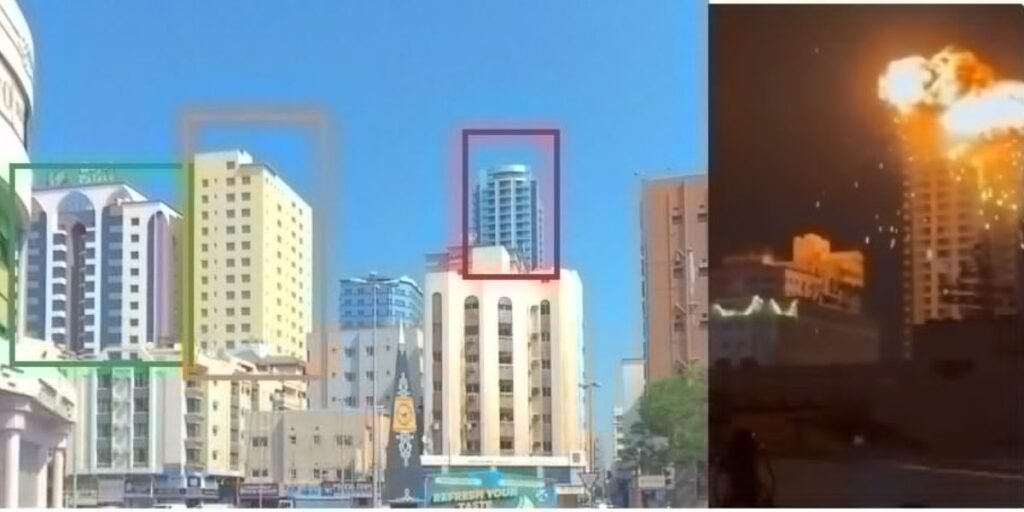 Drone targets "Era View Tower"
