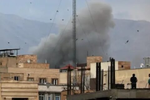 heavy bombardment across Iran
