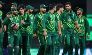 left-arm spinner Mohammad Nawaz