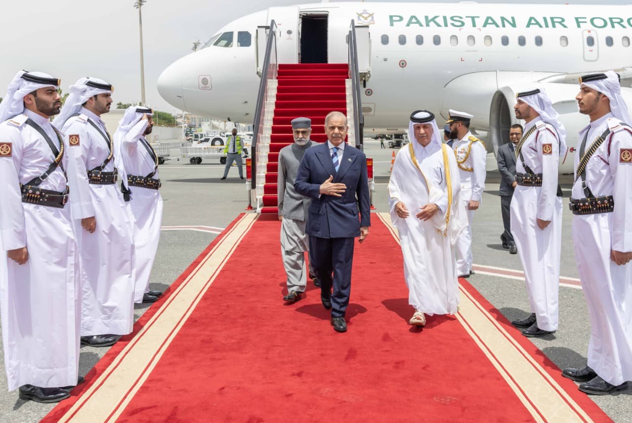 Shehbaz Sharif arrived in Qatar