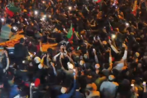 rally at Liaqat Bagh