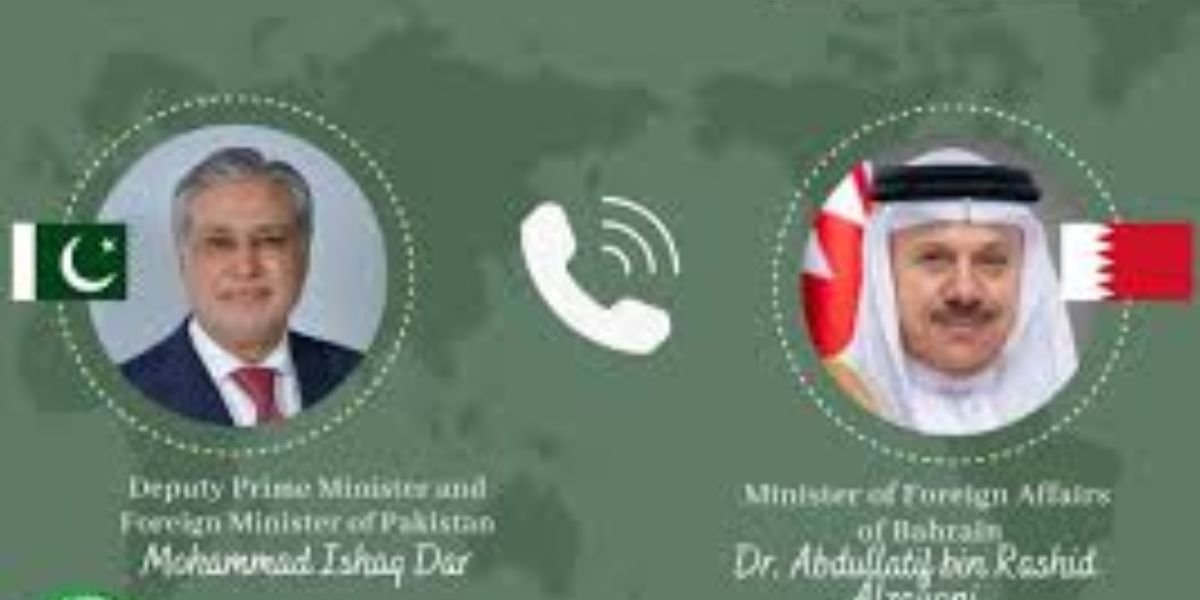 Ishaq Dar and Bahrain Foreign minister talks